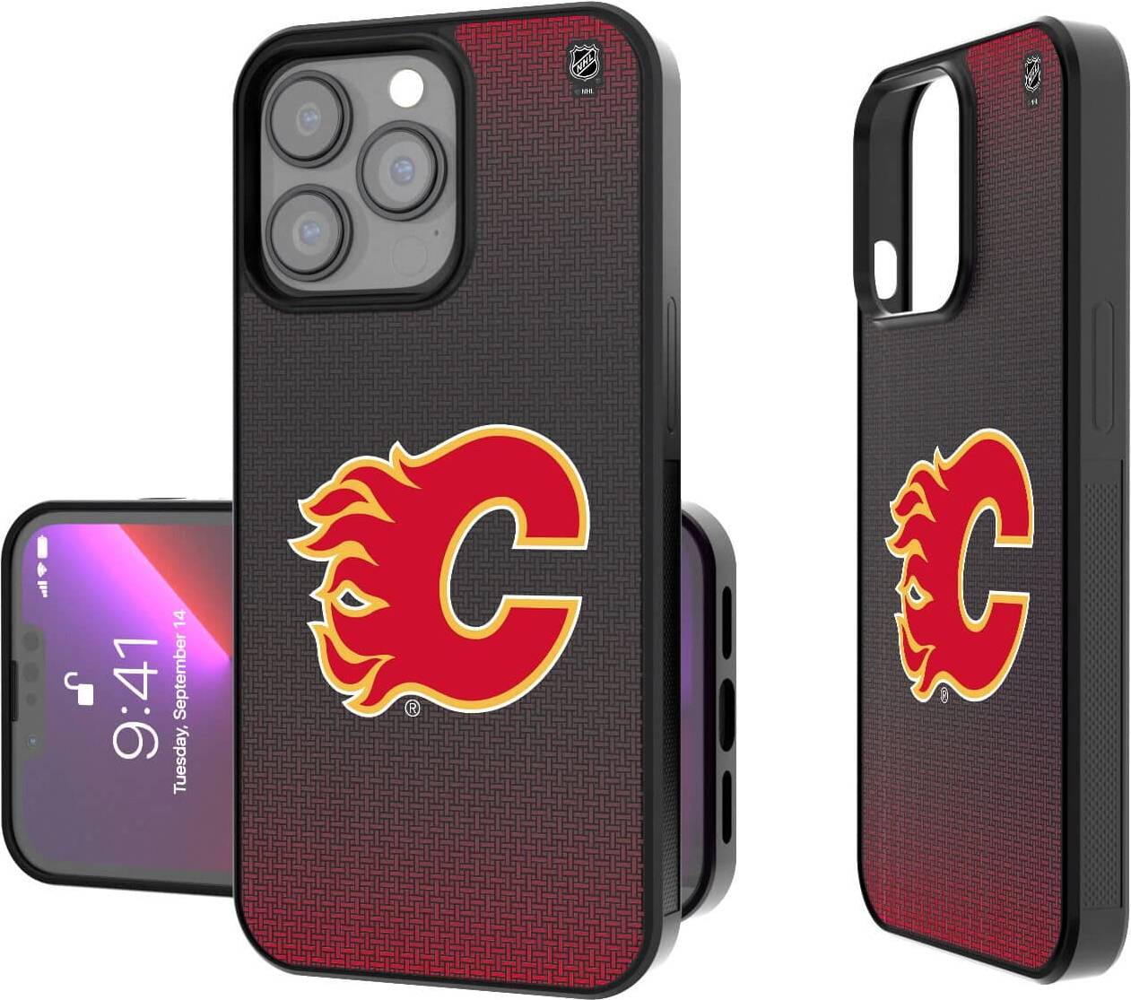 Keyscaper Calgary Flames Bump Case 8.2ft Drop Protection