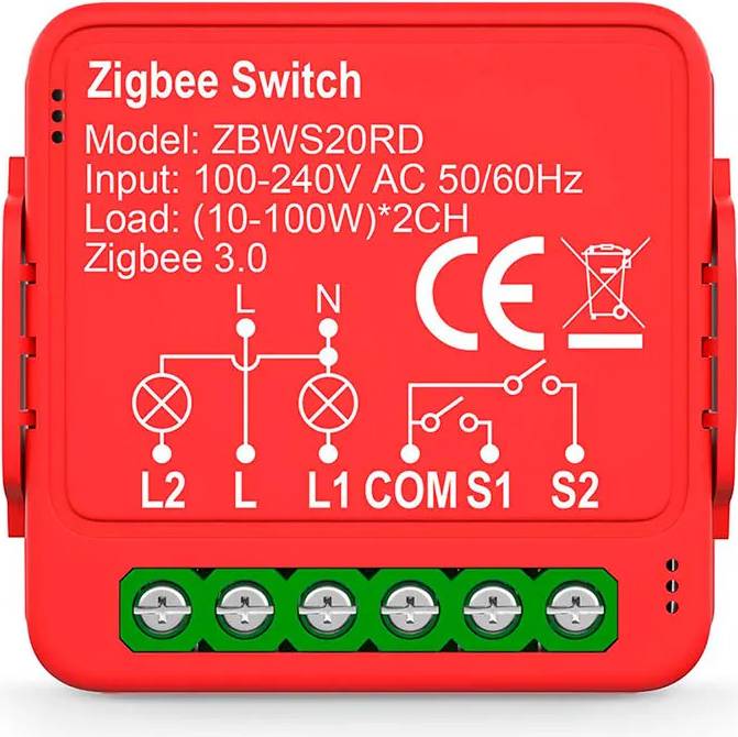 Nedis smart Nedis SmartLife Built-in Module Double Switch