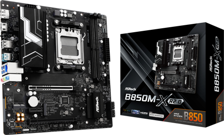Asrock B850M-X R2.0 Micro ATX Moderkort