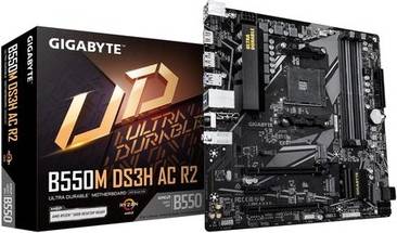 Gigabyte B550M DS3H AC R2 Moderkort USB 3.2 Gen 1