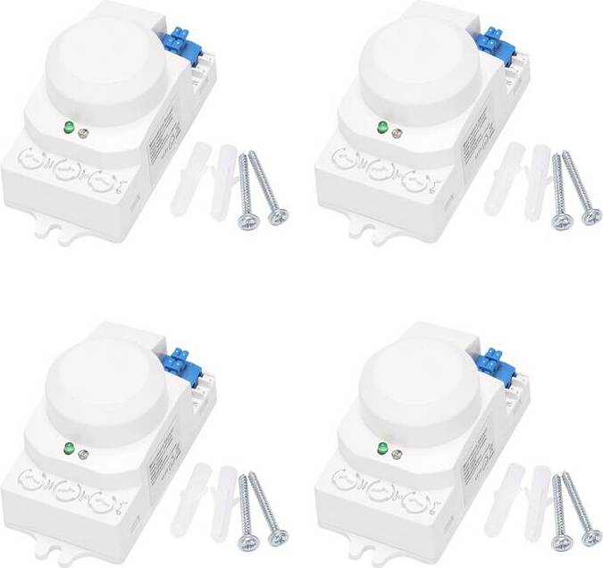 Motion sensor light Kepptory 4X 5.8GHz LED Microwave Motion Sensor Light Ceiling Flush Light