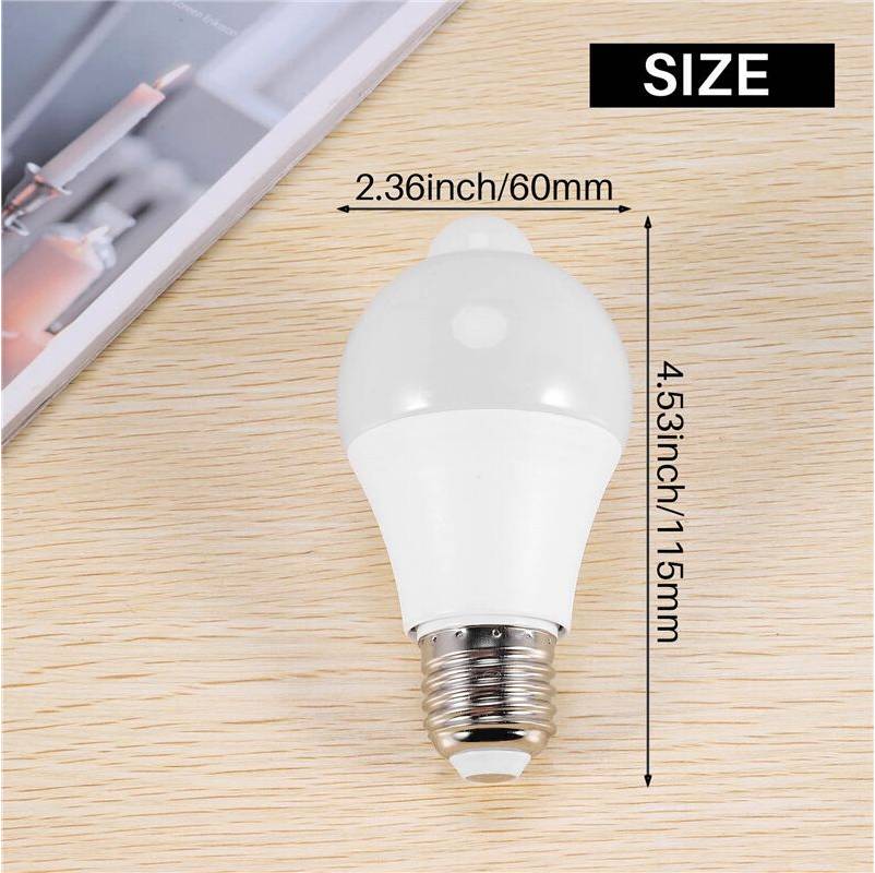 Motion sensor light bulb 12W Motion Sensor Light Bulb
