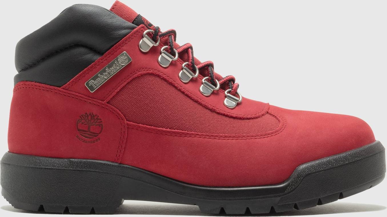 Red timberland boots Timberland 6" Field Boot - Red