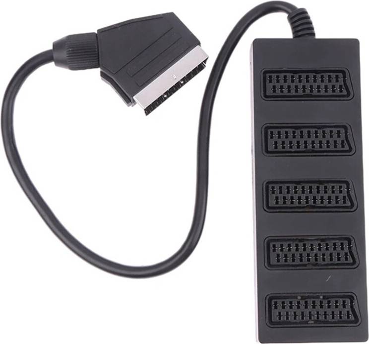 Scart adapter 21Pin Scart 5 Way Splitter Adapter