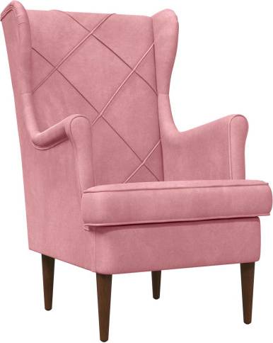 vidaXL Rosa Sammet Fåtölj