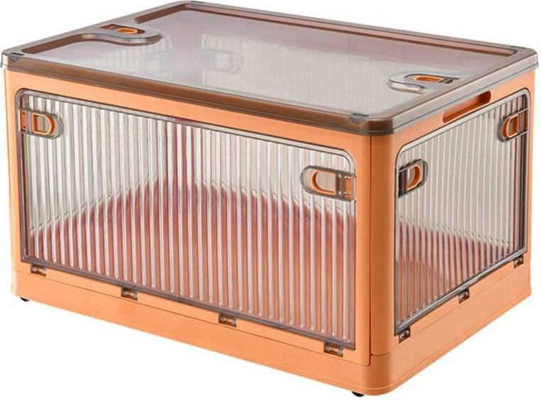 Tauoh Foldable with Wheels Large Capacity Storage Box