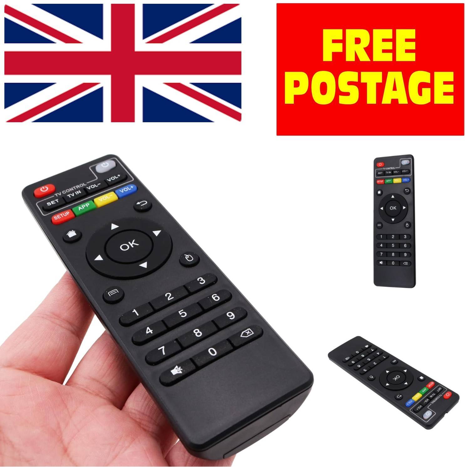 Universal remote Wangcl Compact Lightweight Universal Remote Control Android Boxes