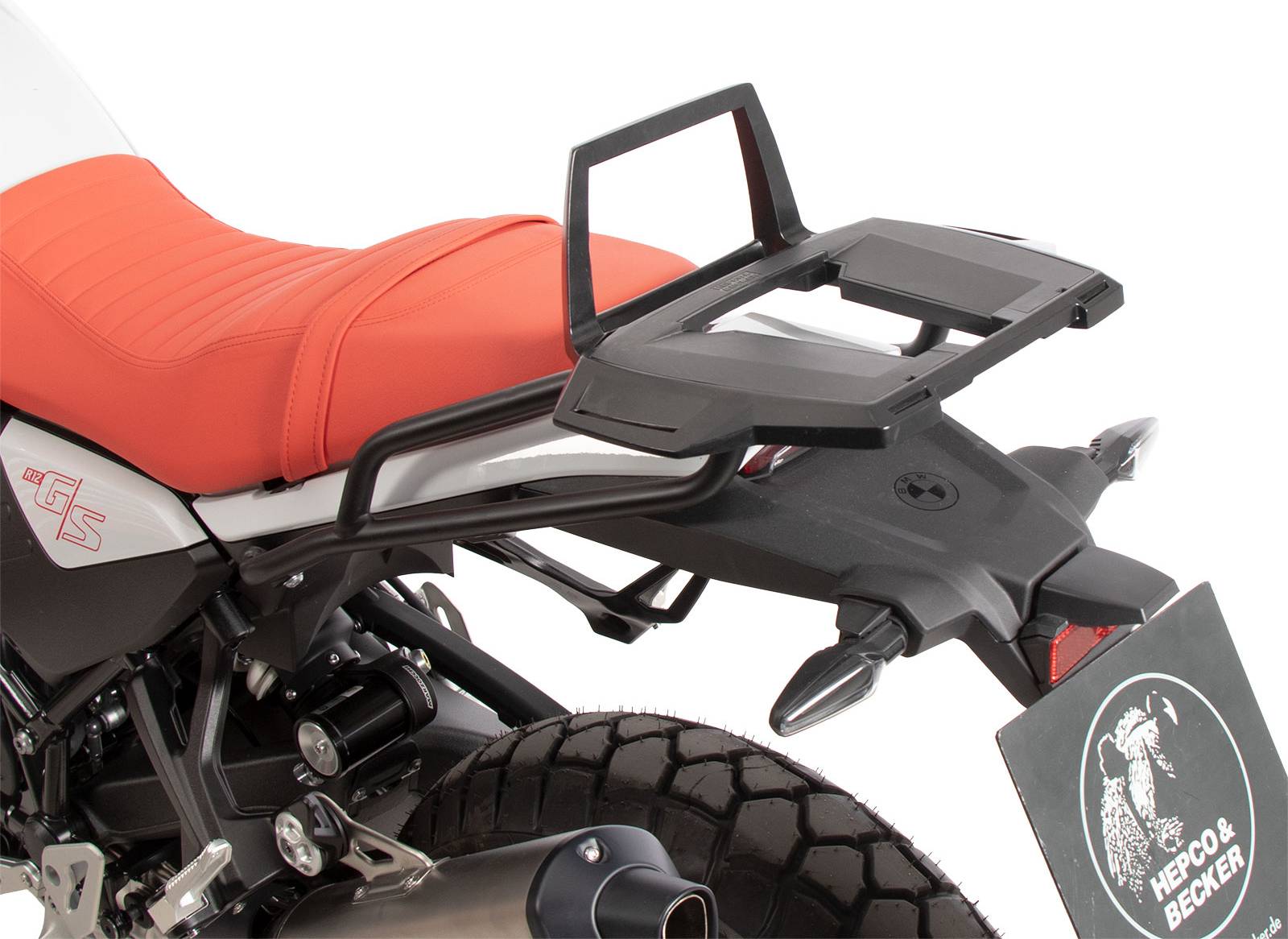 Hepco & Becker Bmw R 12 Top Case Rear Fitting Orange