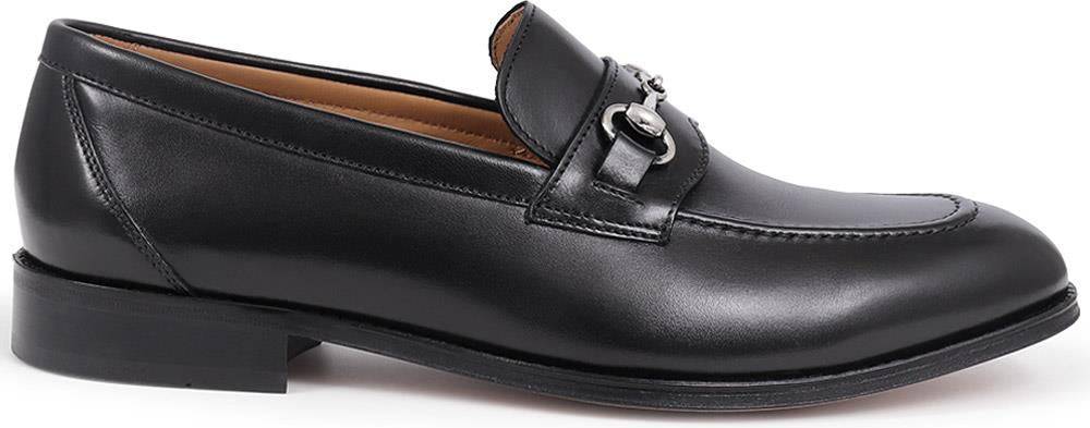 Jones Bootmaker Black Reece Leather Loafers