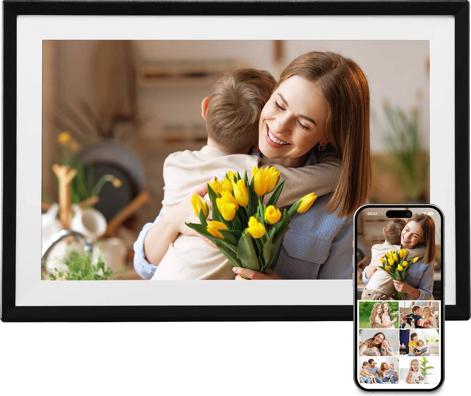 Digital picture frame VEVOR Digital Picture Frame 10.1 Inch HD IPS