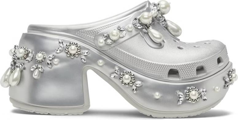 Crocs siren Crocs Siren Clog Simone Rocha Spiked - Silver