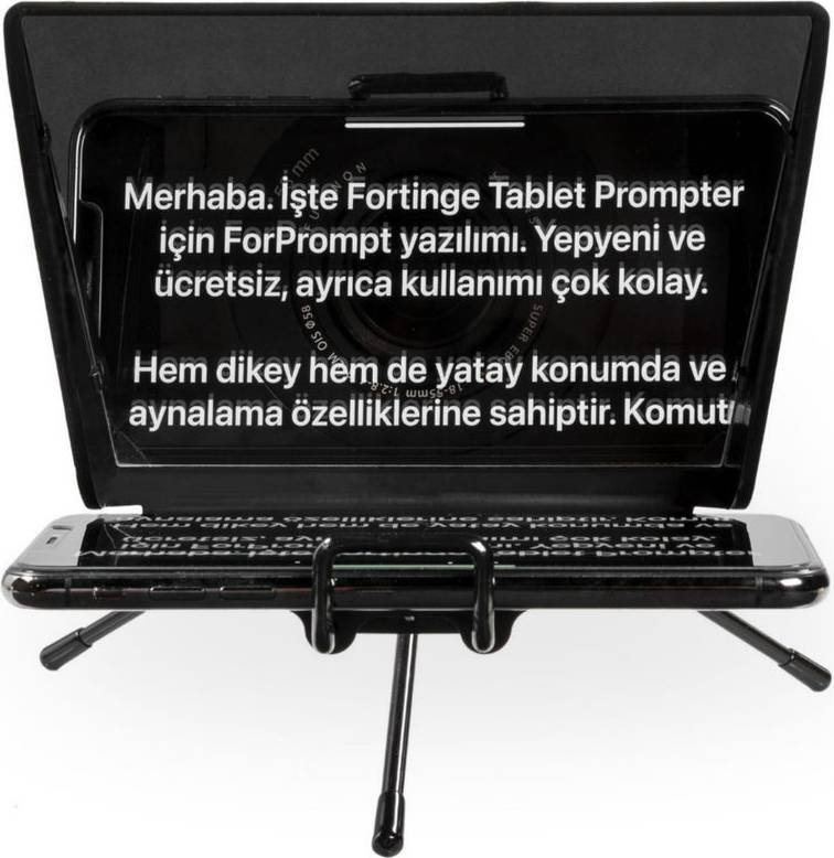 Teleprompter Fortinge Mobile Teleprompter Six Lens Adapter Rings