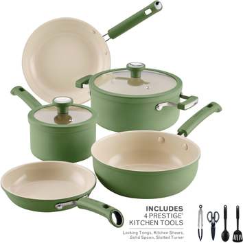 Ceramic cookware Farberware TrueCook 12pc Ceramic Cookware Set