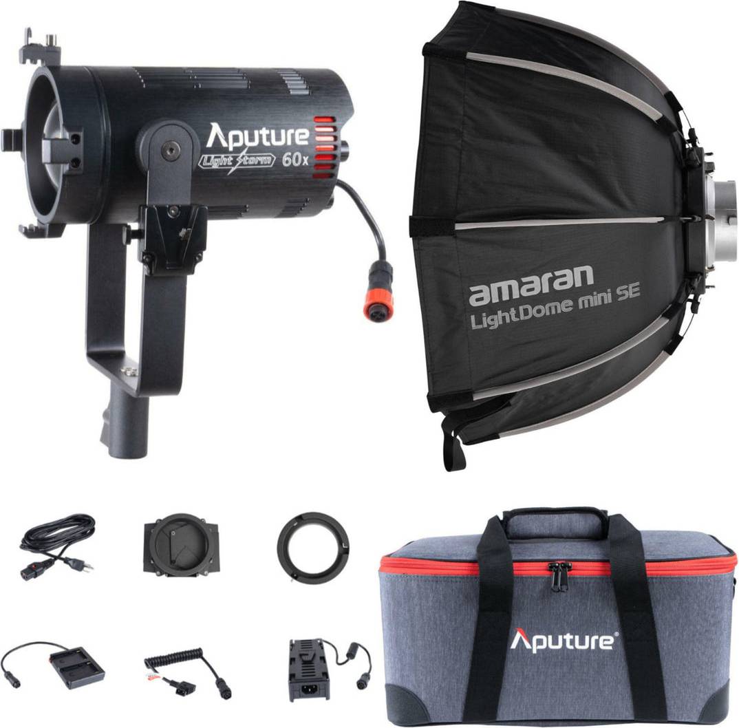 Aputure LS 60X Bi-Color Focusing LED Softbox Bundle