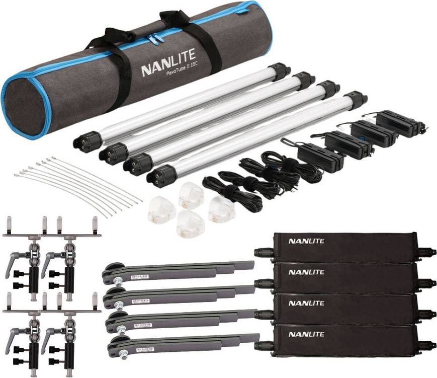 Nanlite PavoTube II 2 Inch RGB LED Tube Light Kit