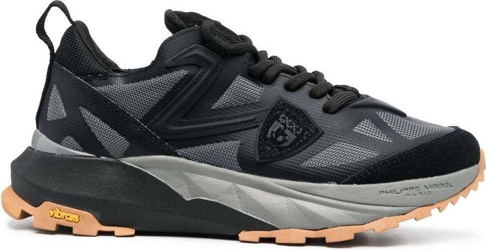 Philippe Model Sort Rocx Lave Top Sneakers Bomuld - Sort