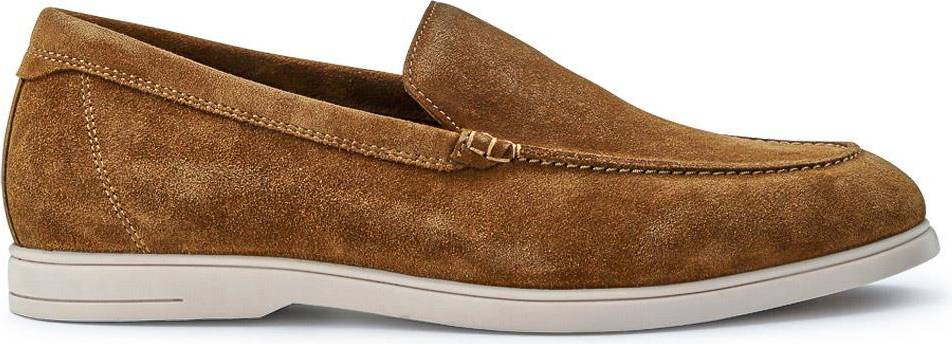 Jones Bootmaker Raiden Suede Loafers - Tan Suede