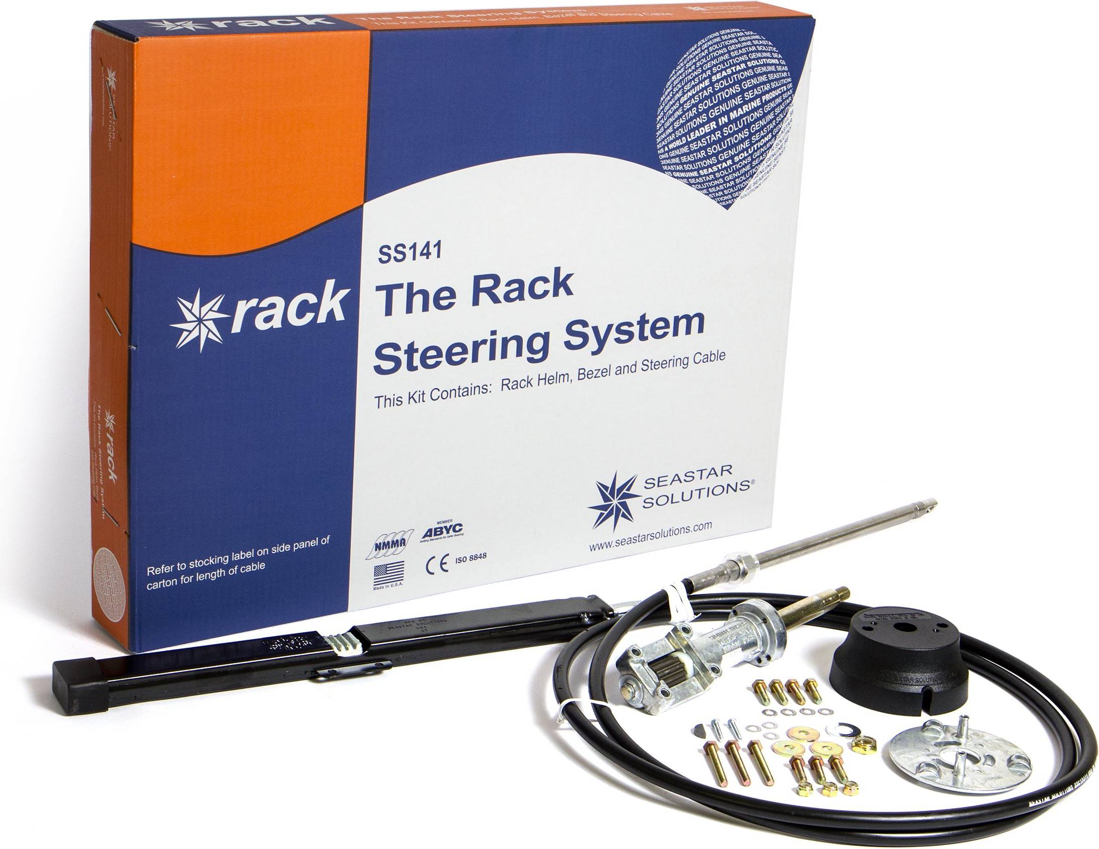 Seastar Single Back Rack Steering 488 Cm