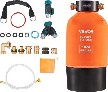 Water softener system VEVOR Rv Water Softener 12000 Grain Portable System
