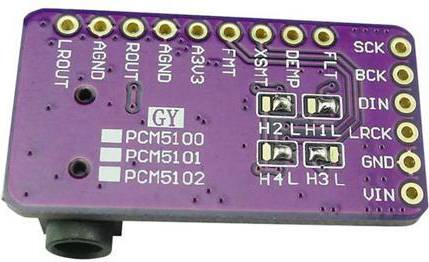 Audio dac Moultrie PCM5102 I2S IIS Digital Audio DAC Decoder Module
