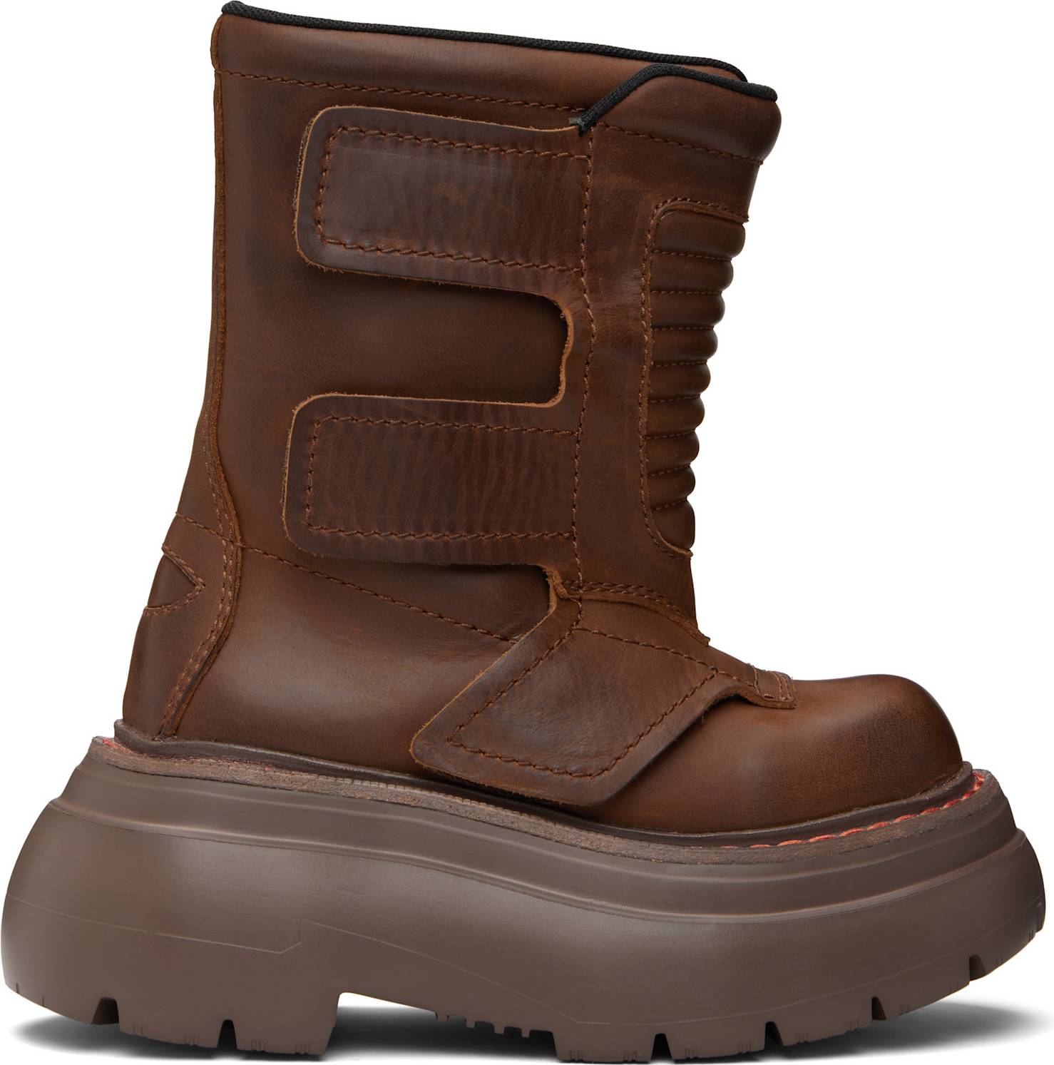 Chunky Racing Boots - Brown