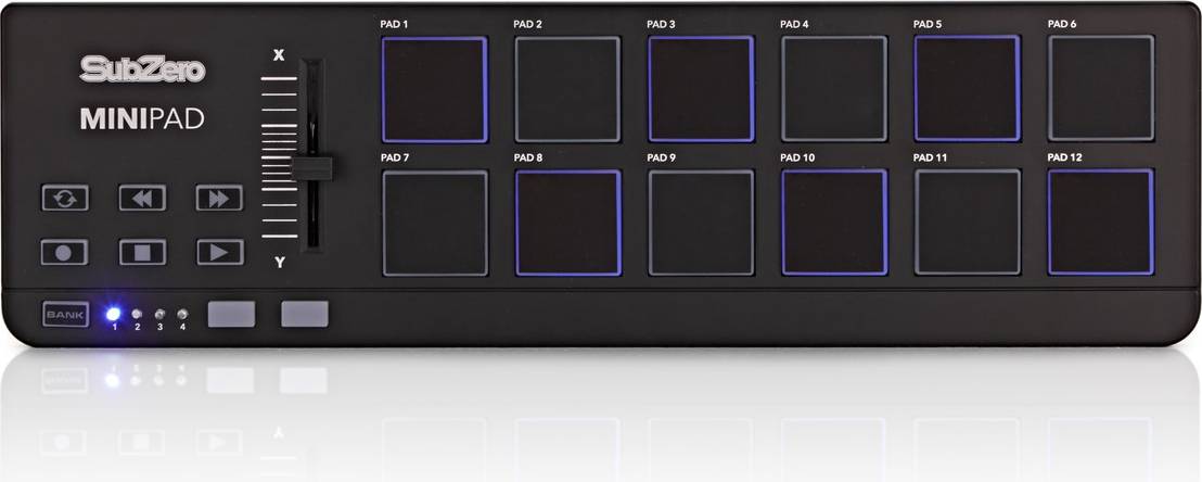 SubZero MiniPad MIDI Kontroller