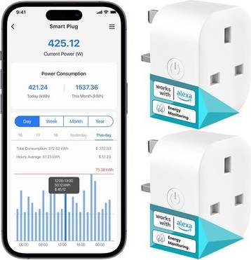 Google home mini Meross Mini Smart Wifi Plug Work 13A 2 Packs