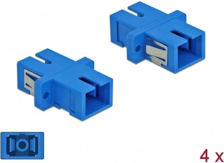 DeLock Fiberoptisk SC Simplex Hun Til Hun Singlemode 4 Pak