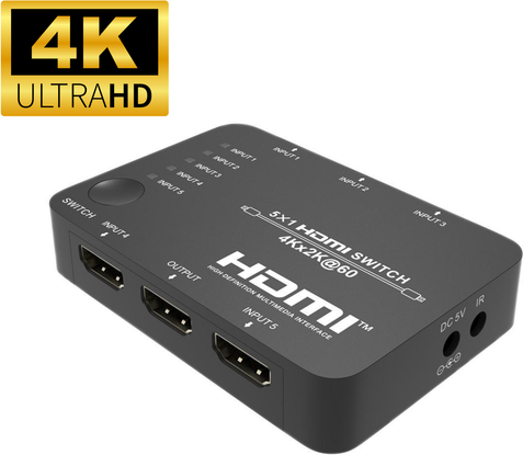 4 port hdmi kvm switch Pro Signal 4K HDMI 2.0 Switch With Remote Control