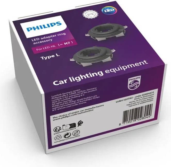 Philips LED Universal Adapter Ringe Type L 2 Stk