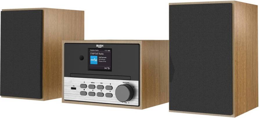 Mini hi fi systems Bush CD USB DAB FM Radio Bluetooth Mini Hi-Fi System