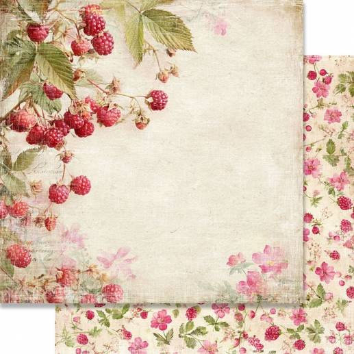 Papper Reprint Summer Garden Raspberries