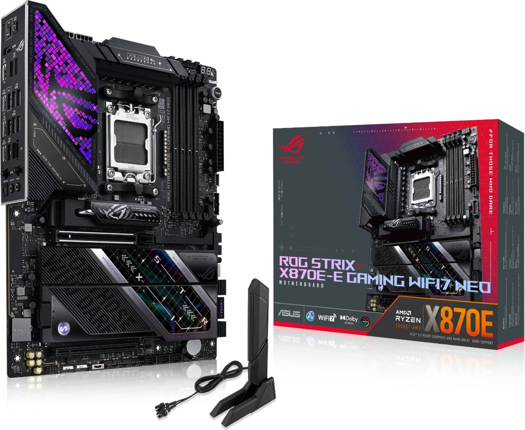 Asus rog strix gaming ASUS ROG Strix X870E-E Gaming Mouse