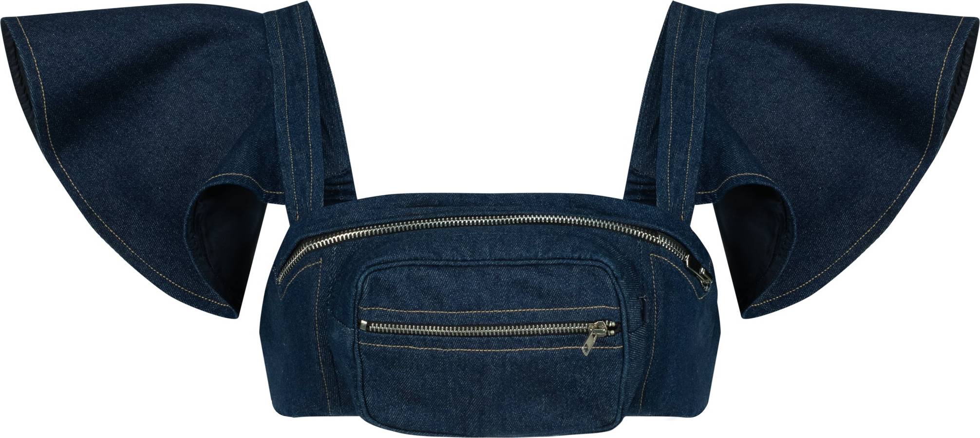 Úchè Bumbag Top In Denim