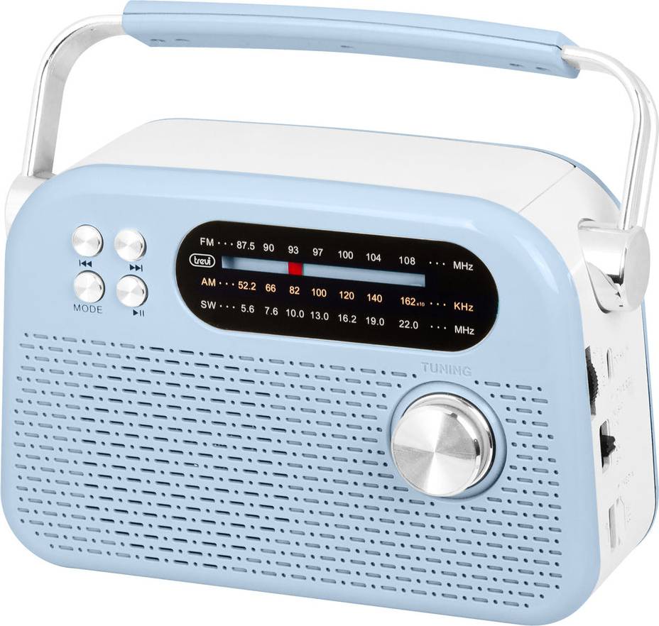 Radio RDA70BR04 USB Micro SD Blå