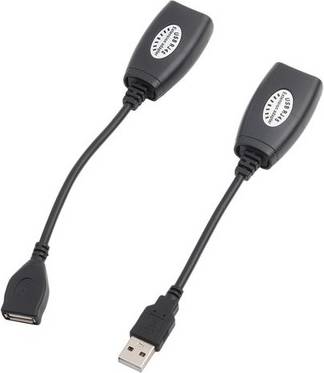 Usb ethernet extender Usb 2.0 To Rj45 Ethernet Extension Extender Cable