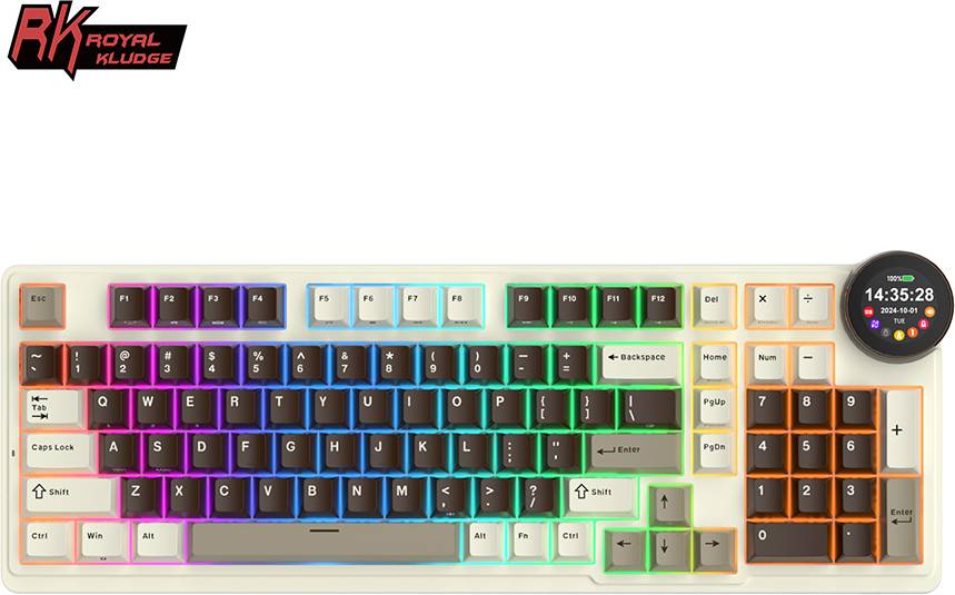 Royal Kludge RKN99 Tri-Mode RGB Switch