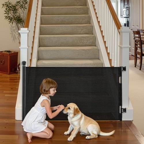 VEVOR Retractable Baby Gate With Security Lock