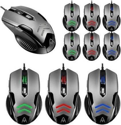 Adesso 10pc Multipack iMouse X1 Multi-Color 6-Button Gaming Mouse