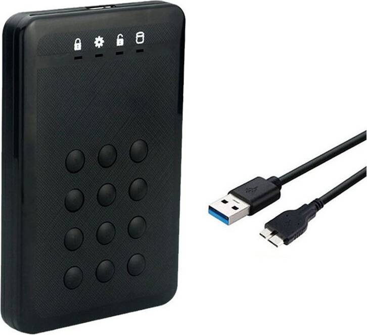 Typecat Encrypted HDD Enclosure 5Gbps USB3.0