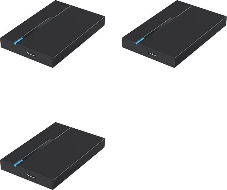 Hard drive enclosure Typecat 3pcs 2.5 Inch External Hard Drive Enclosure