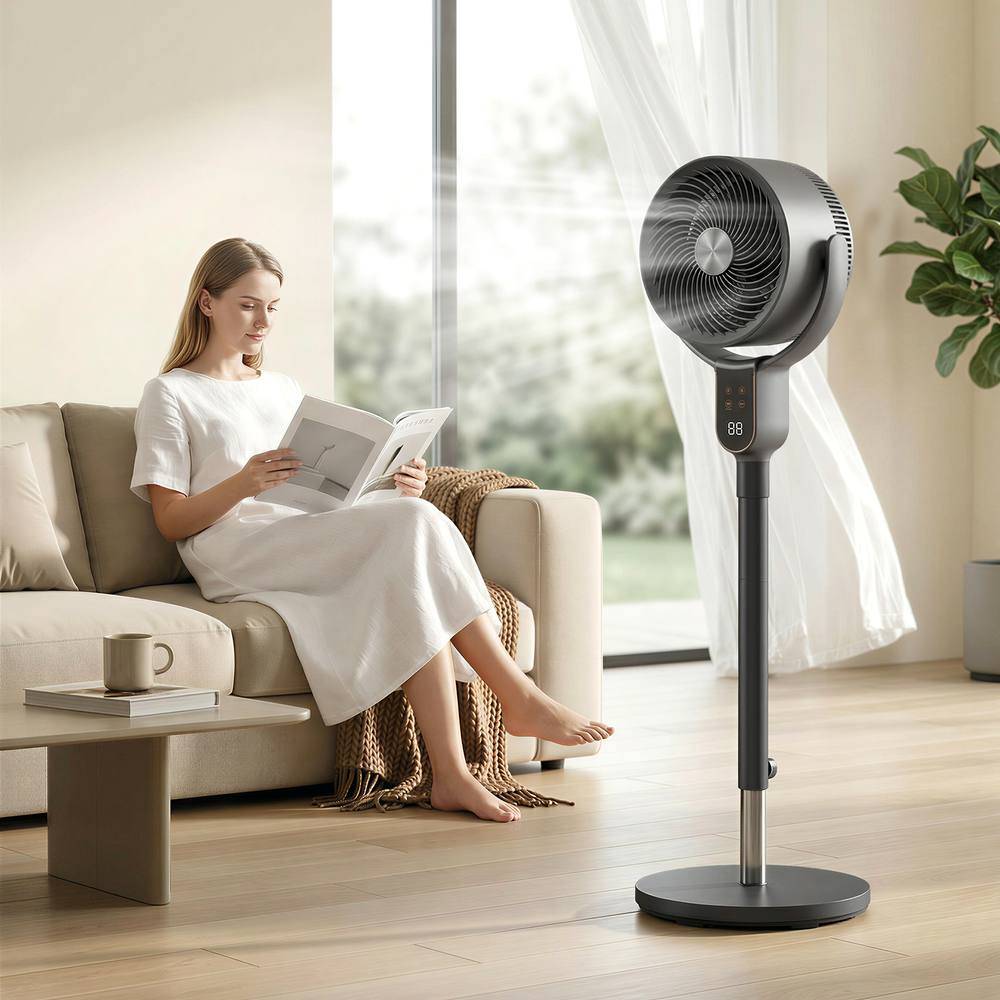 Homcom 20dB 42 Inch Pedestal Standing Fan