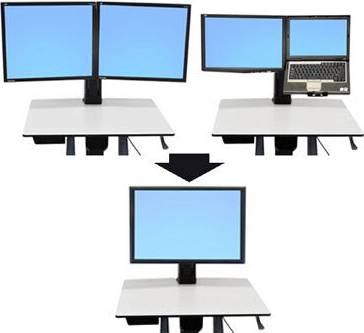 Ergotron WorkFit Convert-to-Single HD Kit