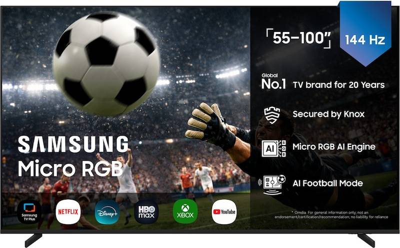 Samsung 65 Inch Micro RGB R85H 4K Vision AI Smart TV