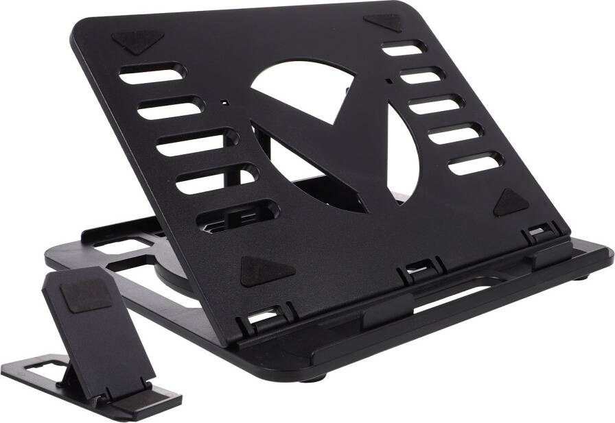 VILLCASE Laptop Riser With Rotating Stand And Phone Bracket