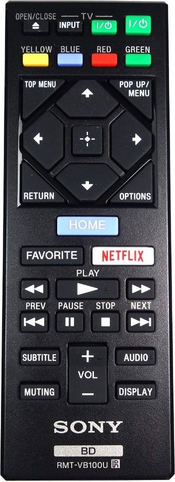 Blu ray player Sony BDP-S1500 Blu-ray Player Remote Control