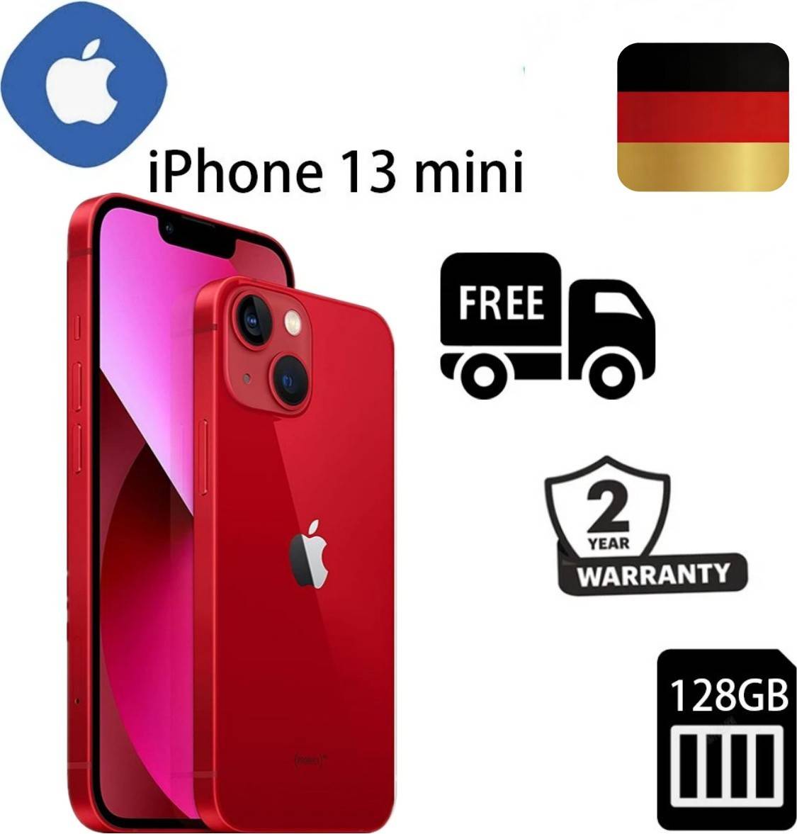 Iphone 13 128 Apple iPhone 13 mini 128 Go - Rouge