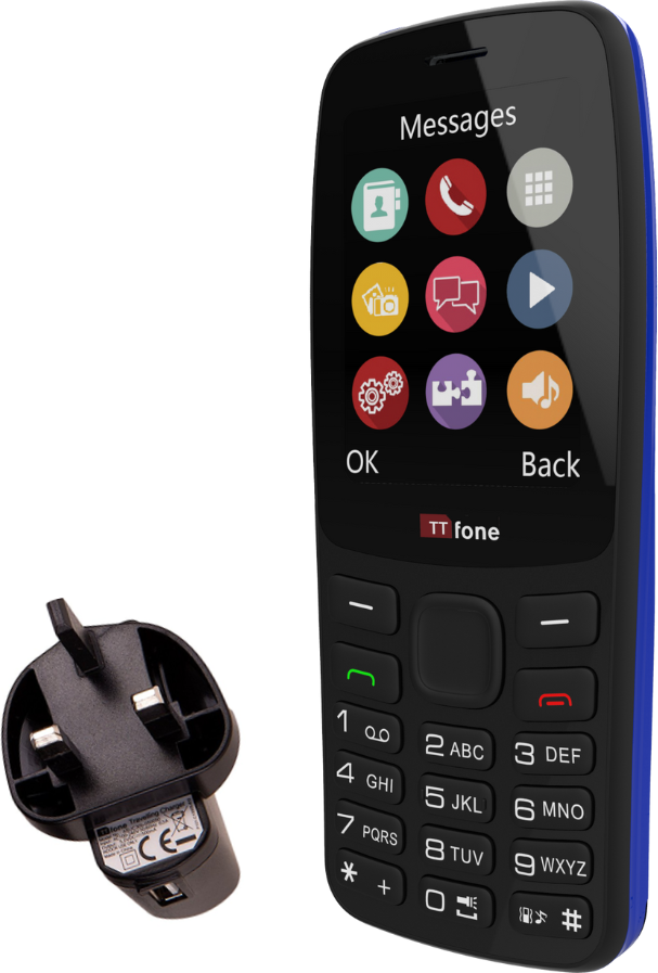 Compact 2.4 in Dual SIM Mobile Phone - Blue