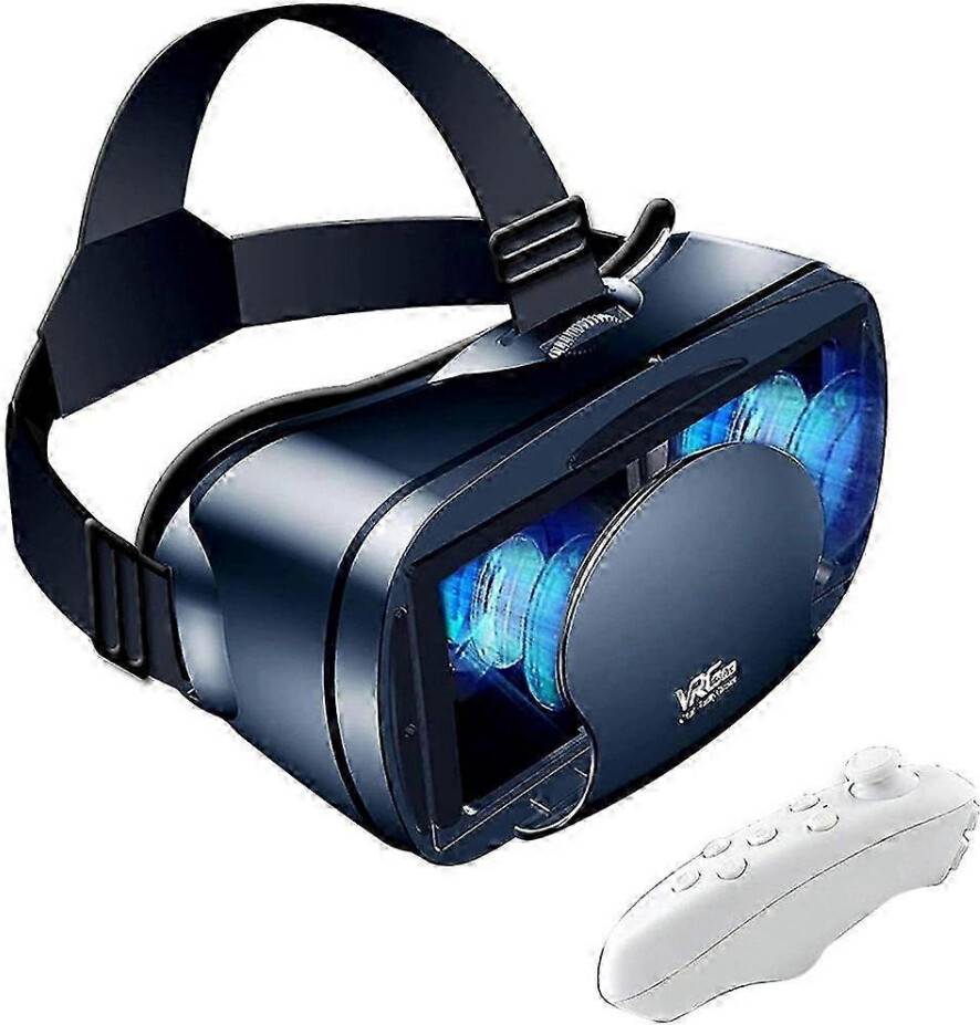 Full-Screen Virtual Reality 3D Glasses Set