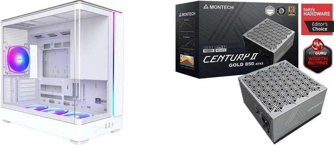Montech KING 15 PRO Computer Case Bundle